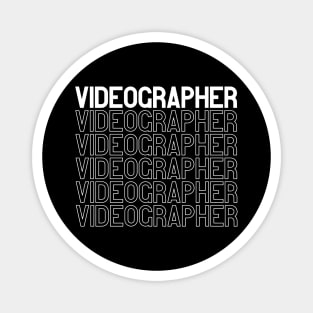 Videographer T Shirt design Magnet